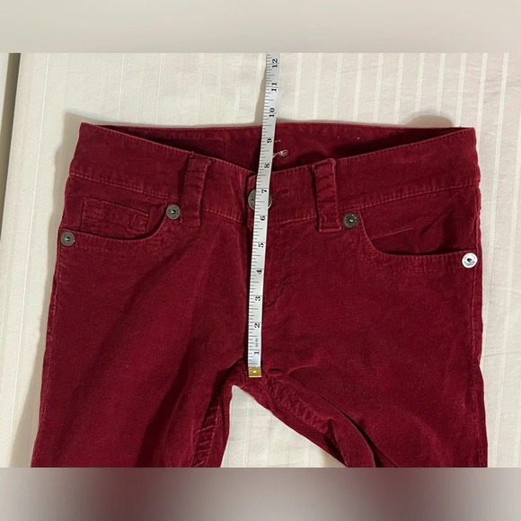 Seven 7 corduroy skinny pants. Red  Size 4 - Picture 10 of 12